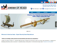 Tablet Screenshot of americanseals.com
